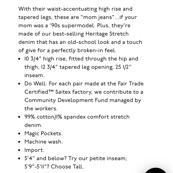 Madewell Petite Perfect Vintage Jean in Fiore Wash - Picture 9 of 11